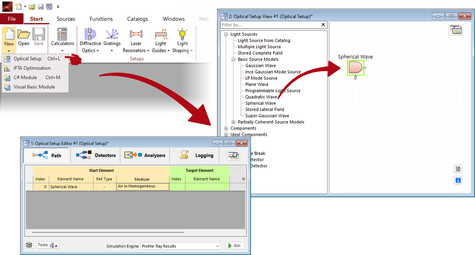 Introduction to the Optical Setup Optical Design